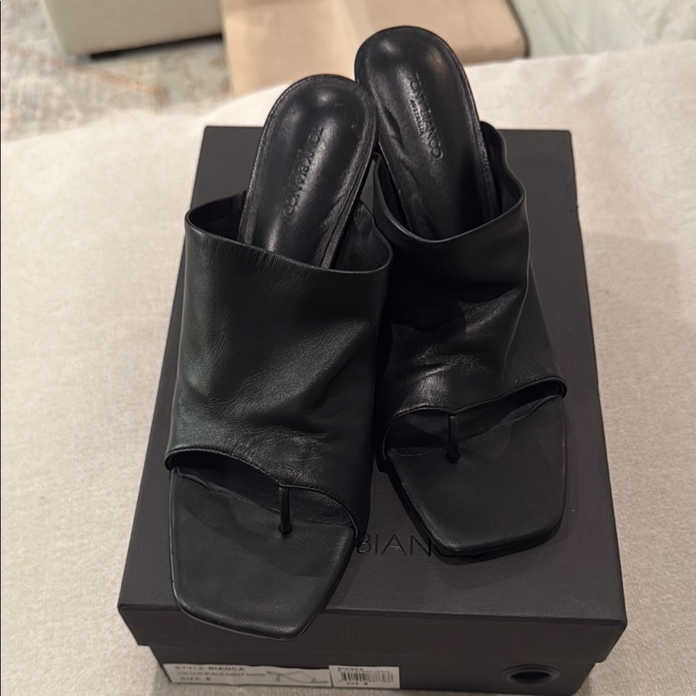 Tony Bianco Black Nappa Shoes